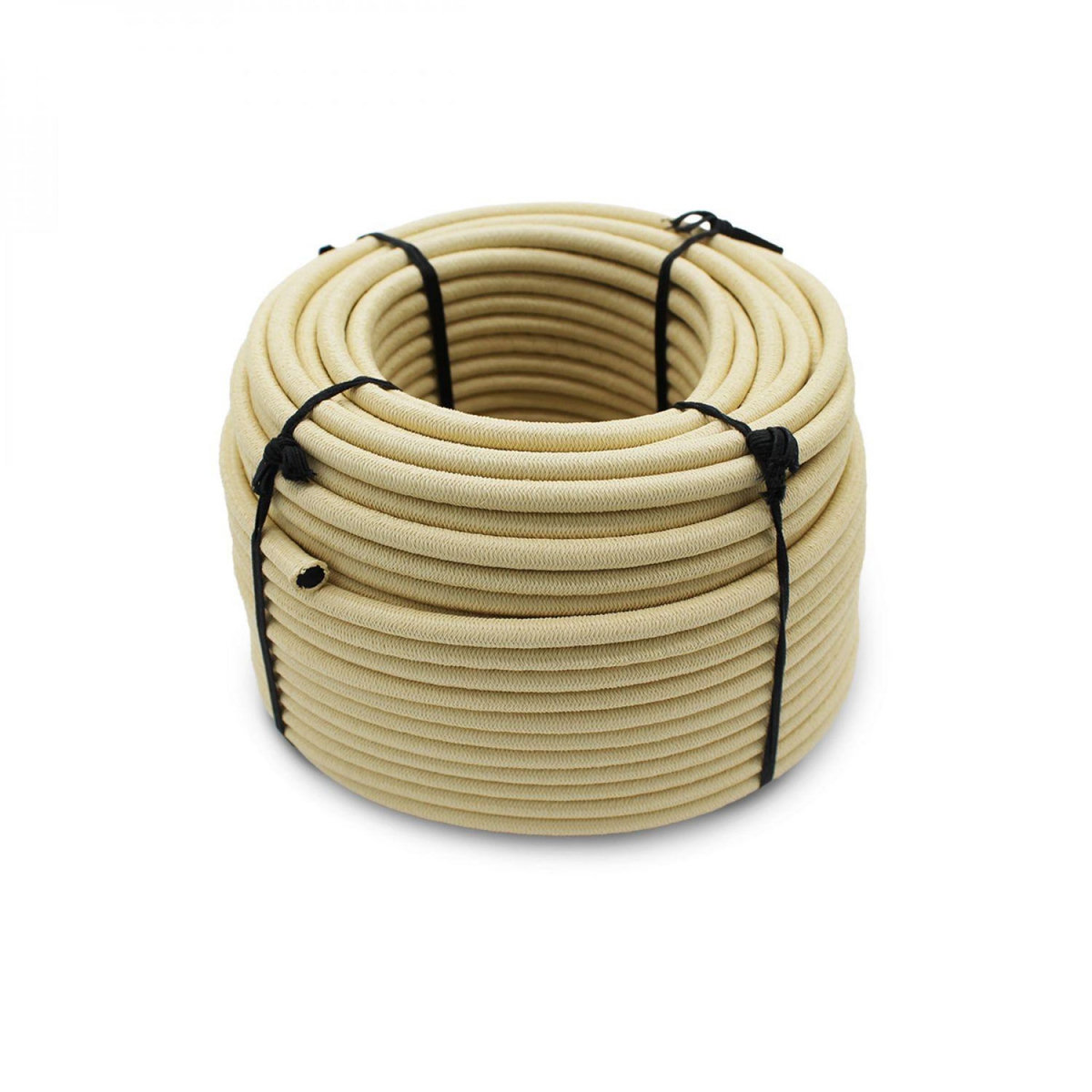 LINXOR Bobine, rouleau de tendeur élastique - 50 mètres x 8 mm - Beige
