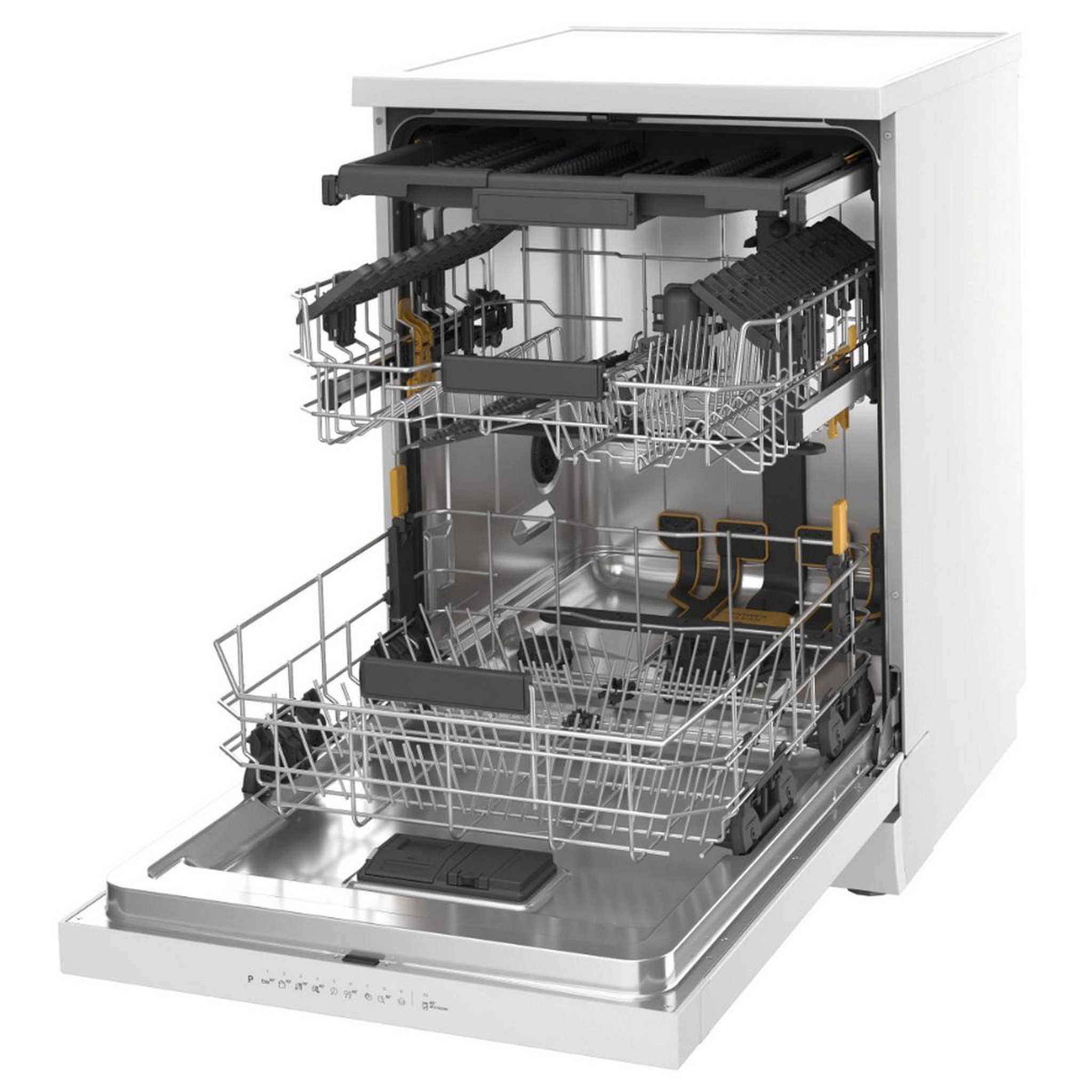 Voir la diapositive 4 : Whirlpool Lave-vaisselle 60cm 15 couverts 43db blanc - w7fhp33