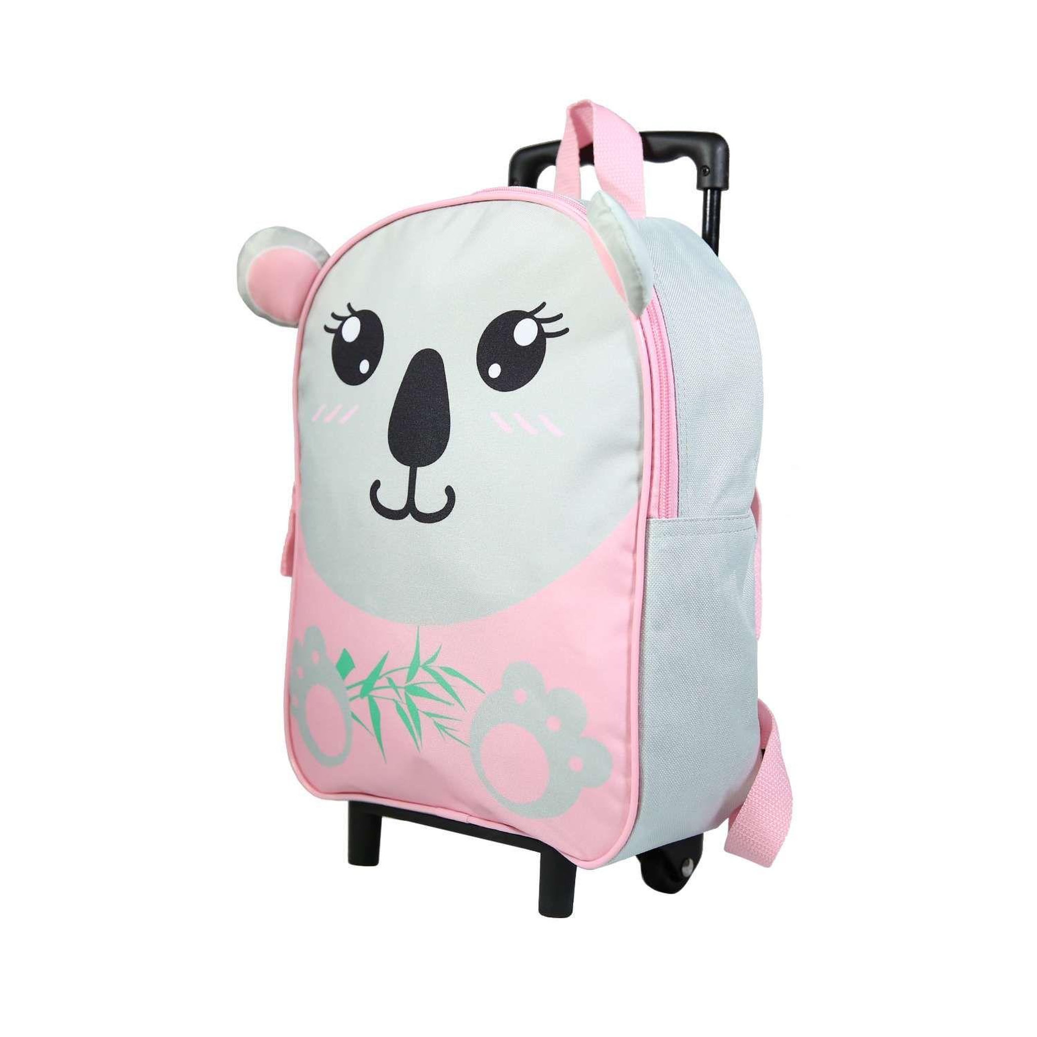 Voir la diapositive 2 : Bagtrotter BAGTROTTER Sac à dos à roulettes 31 cm maternelle Kids Gris Koala