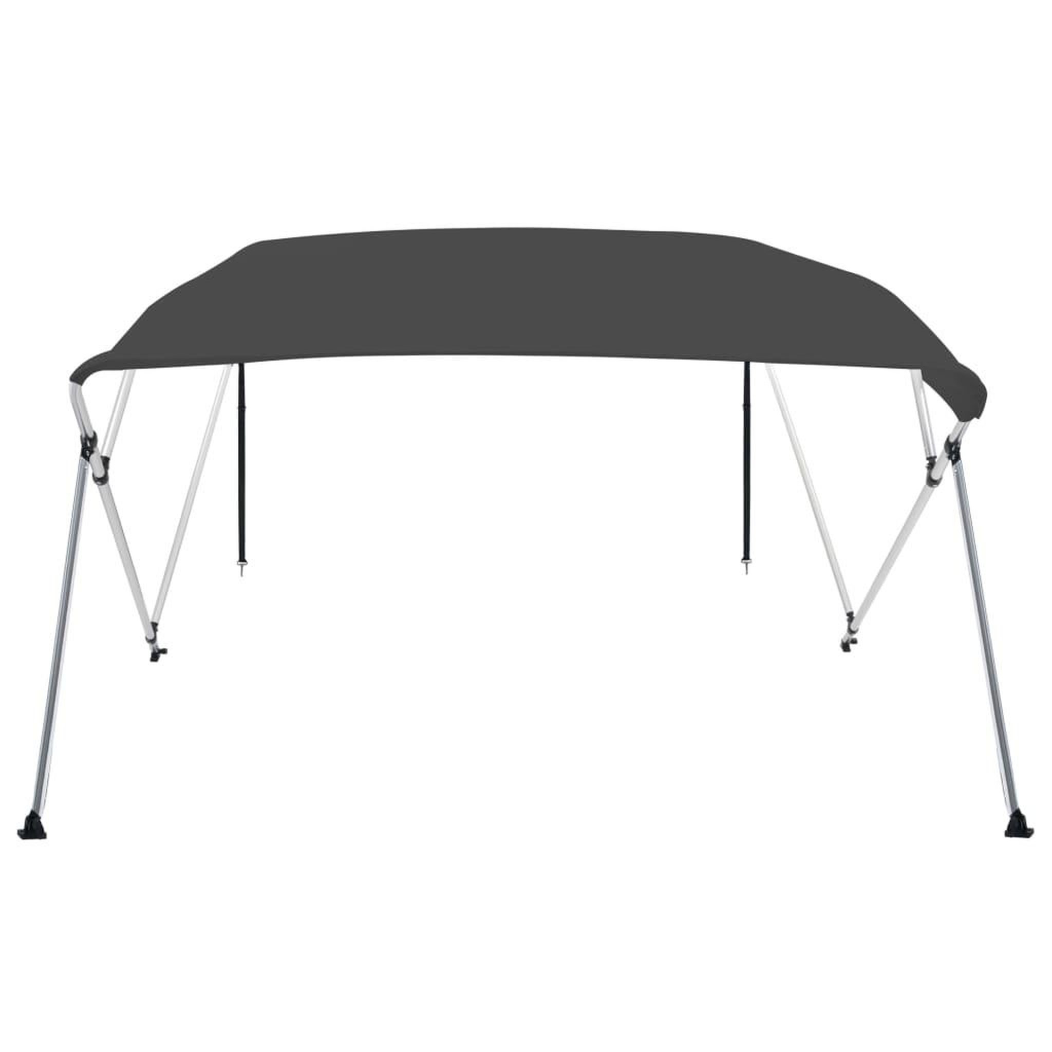 Voir la diapositive 2 : VIDAXL Auvent bimini a 4 arceaux Anthracite 243x180x137 cm
