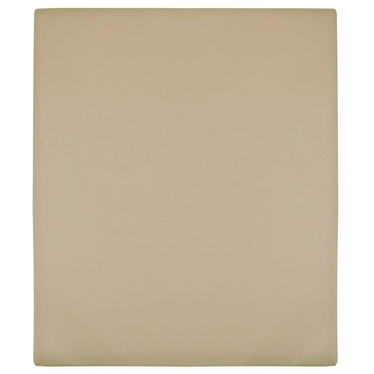 VIDAXL Drap-housse Jersey Taupe 90x200 cm Coton