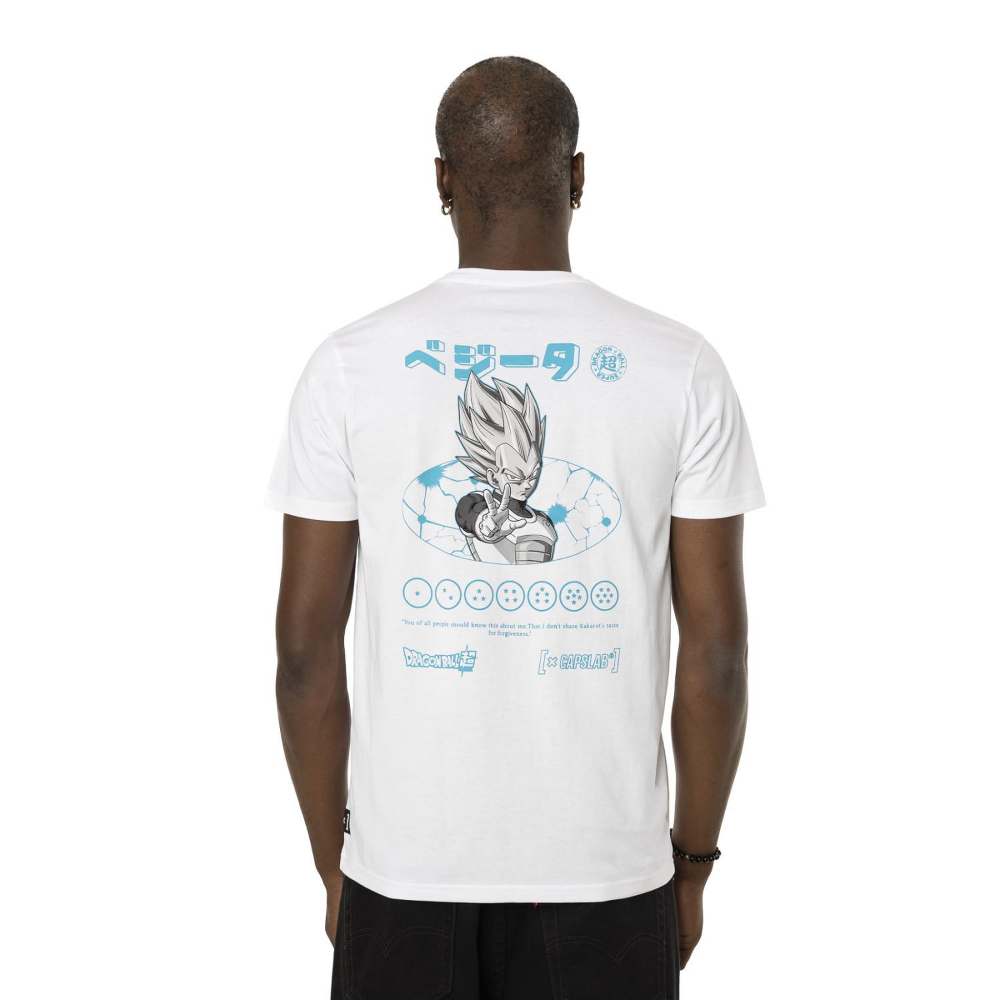 Voir la diapositive 3 : CAPSLAB T-shirt en coton homme regular fit avec print Dragon Ball Super