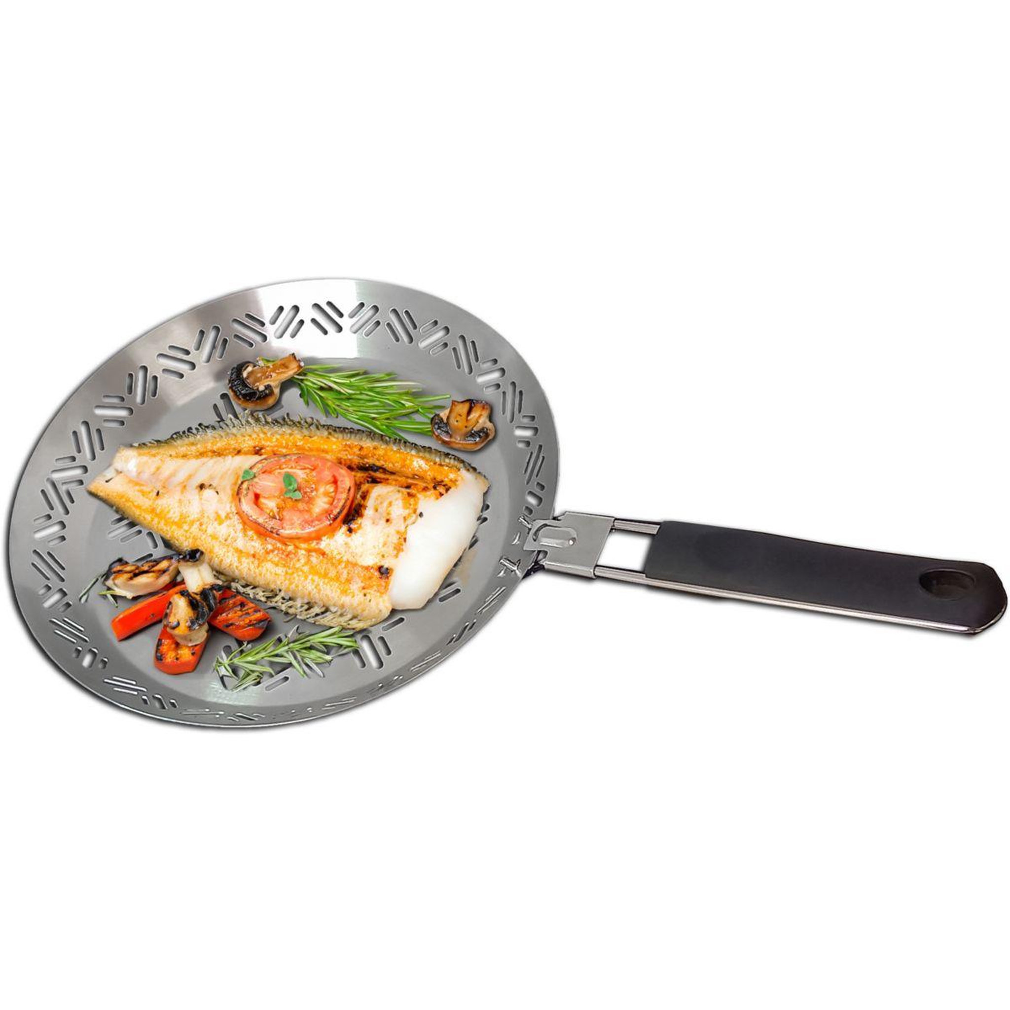 Voir la diapositive 3 : Best Of TV Poêle grill a barbecue 30cm