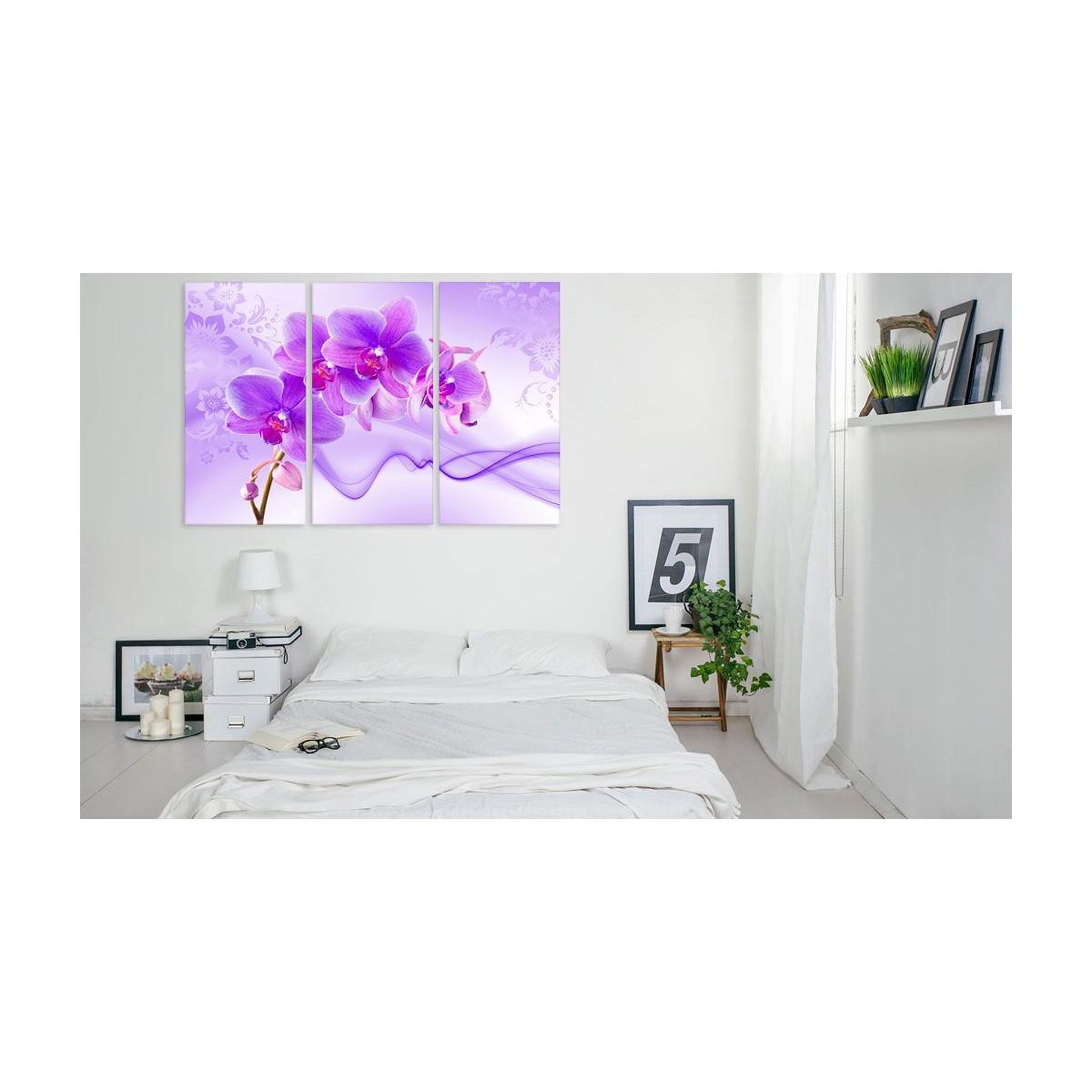 Voir la diapositive 2 : Paris Prix Tableau imprimé  ethereal orchid violet