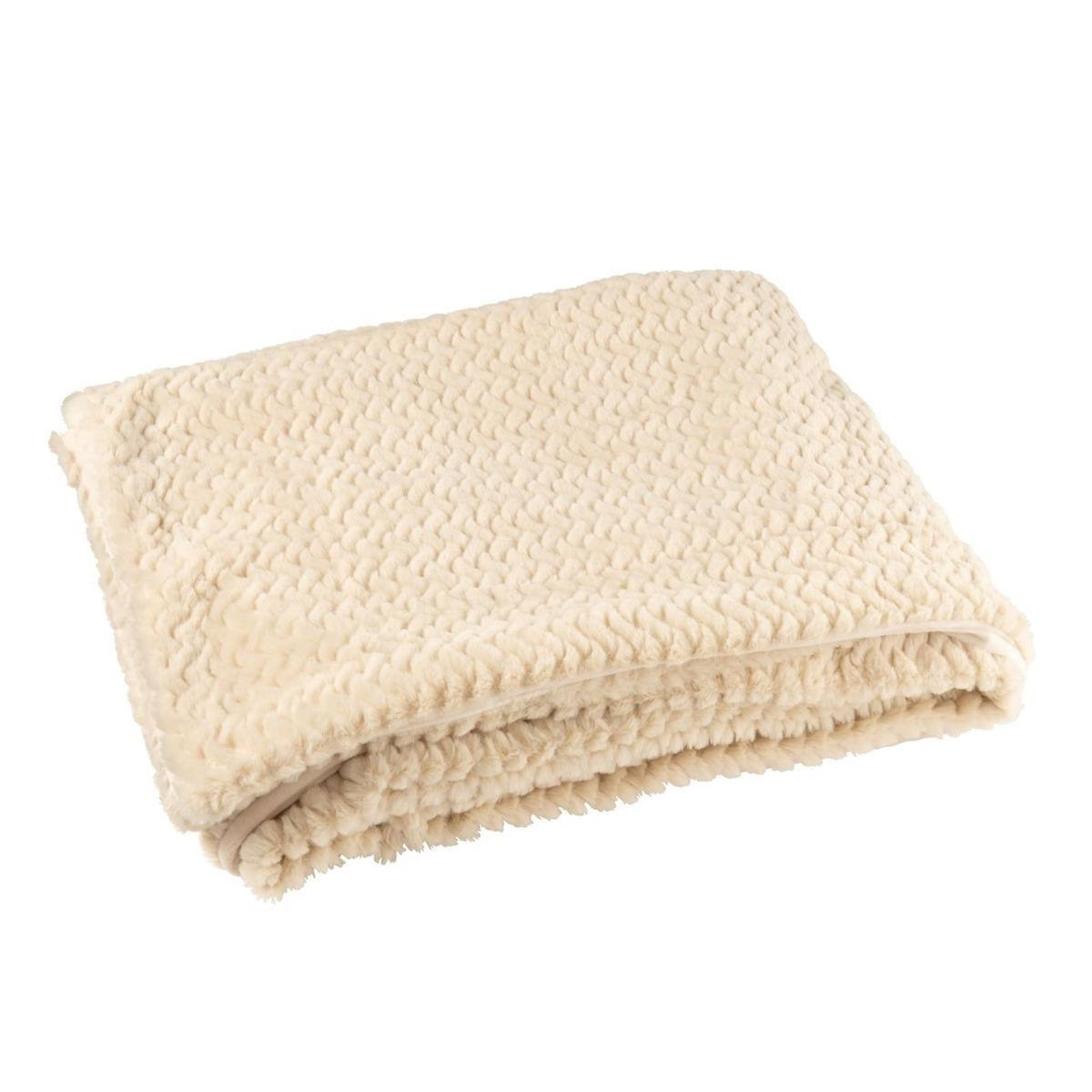 Paris Prix Plaid Uni  Winter  130x180cm Beige