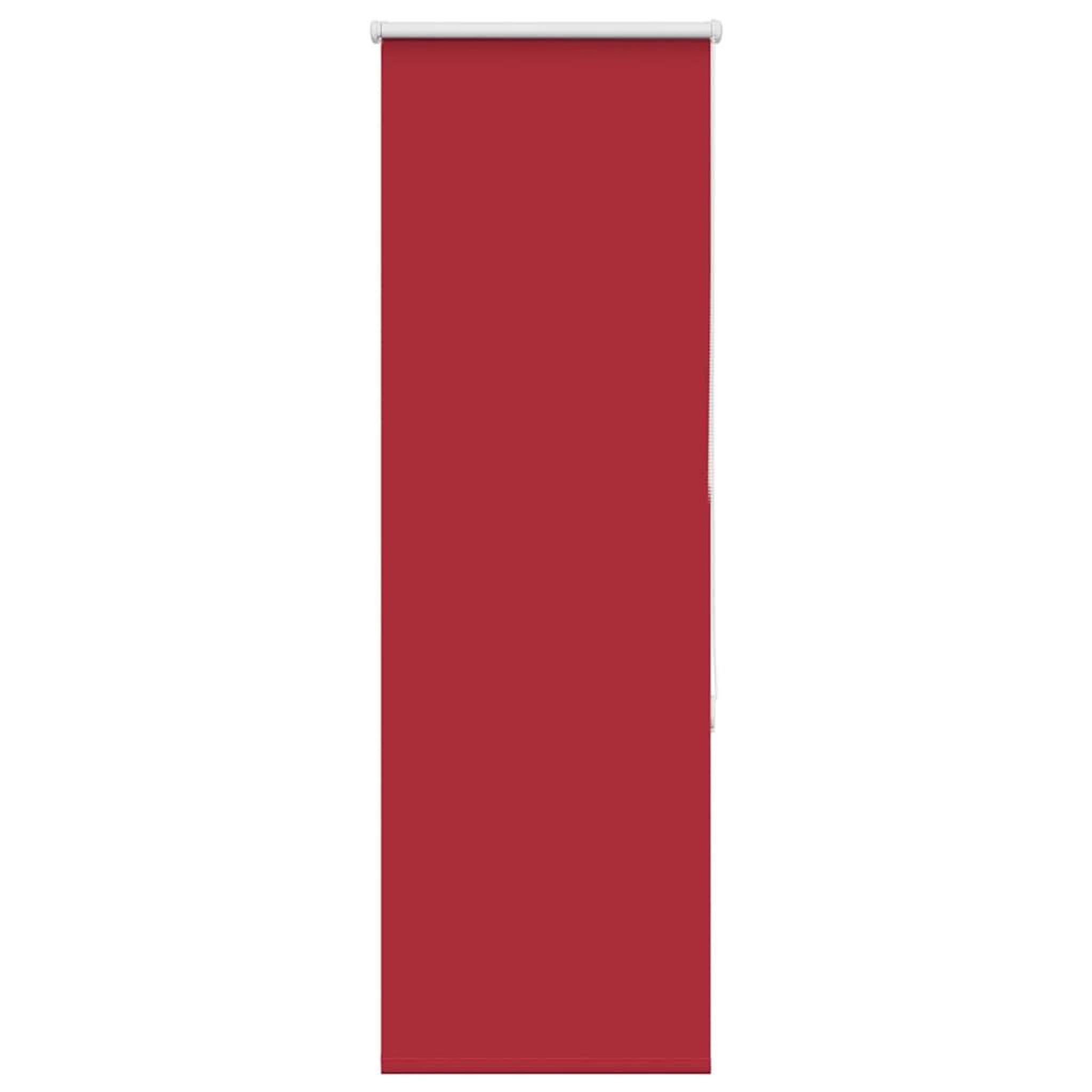 Voir la diapositive 2 : VIDAXL Store enrouleur occultant rouge largeur du tissu 50,7 cm
