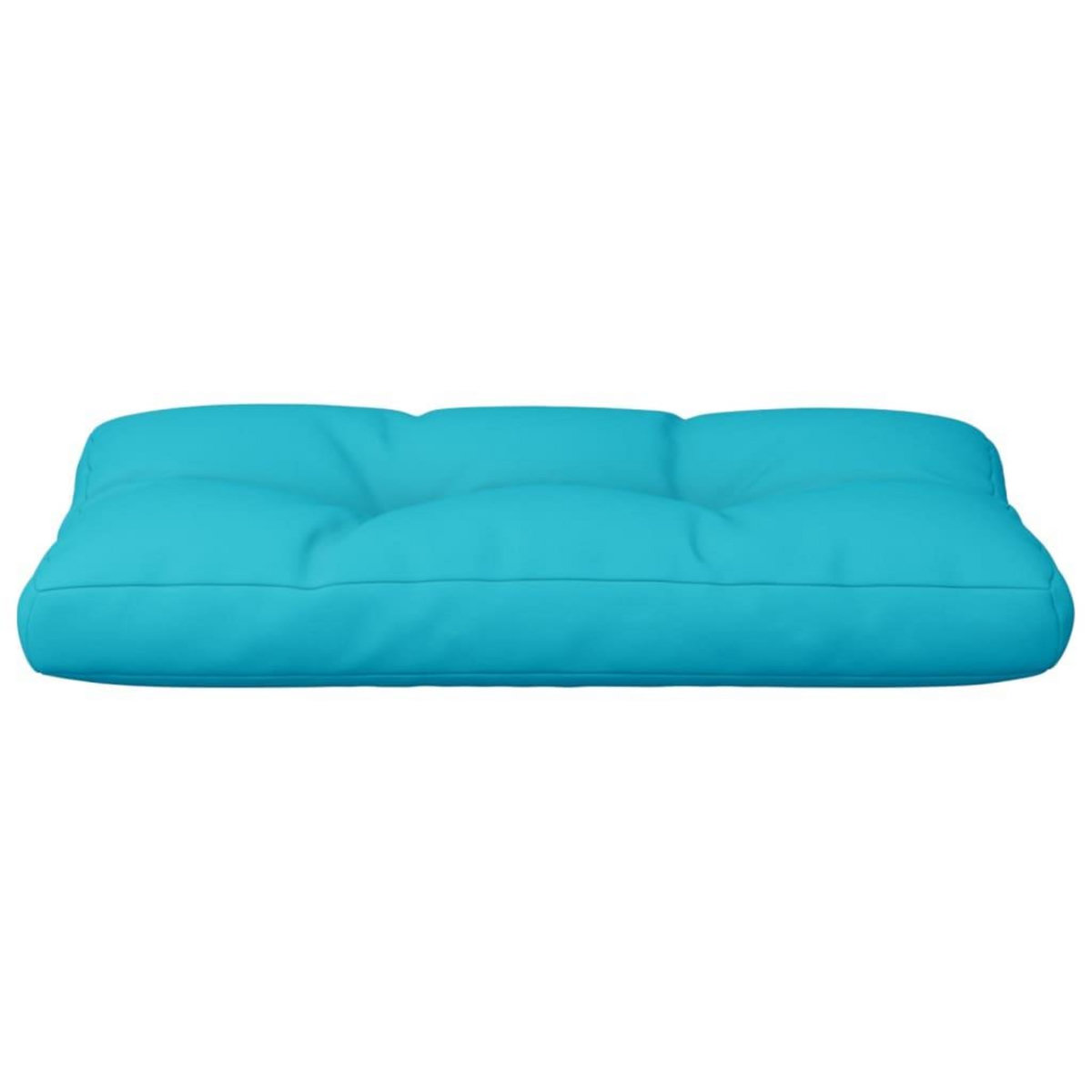 VIDAXL Coussin de palette turquoise 70x40x12 cm tissu
