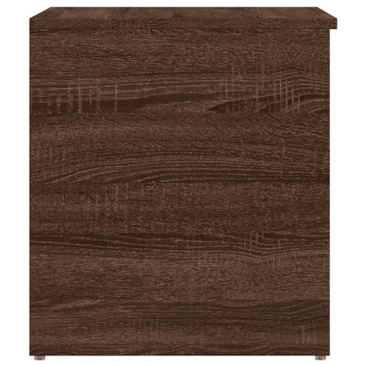 VIDAXL Coffre de rangement Chene marron 84x42x46 cm Bois d'ingenierie