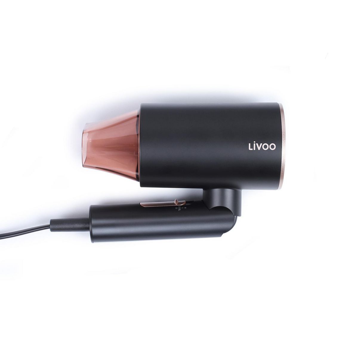 LIVOO Sèche-cheveux 1600w ionique noir/rose - dos173