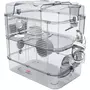  ZOLUX Cage sur 2 étages pour hamsters, souris et gerbilles - Rody3 duo - L 41 x p 27 x h 40,5 cm - Blanc