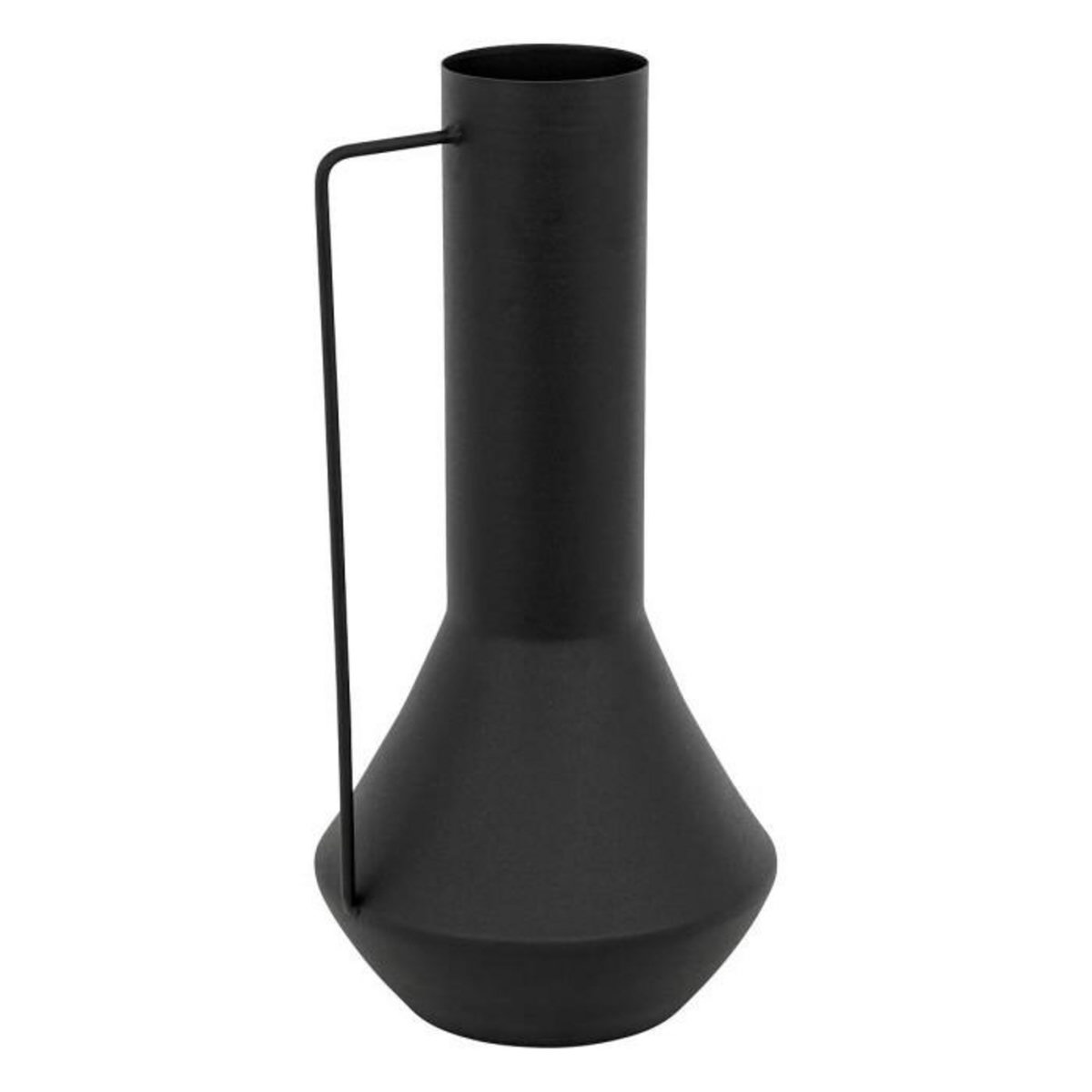ATMOSPHERA Vase Design en Métal  Sylvain  35cm Noir