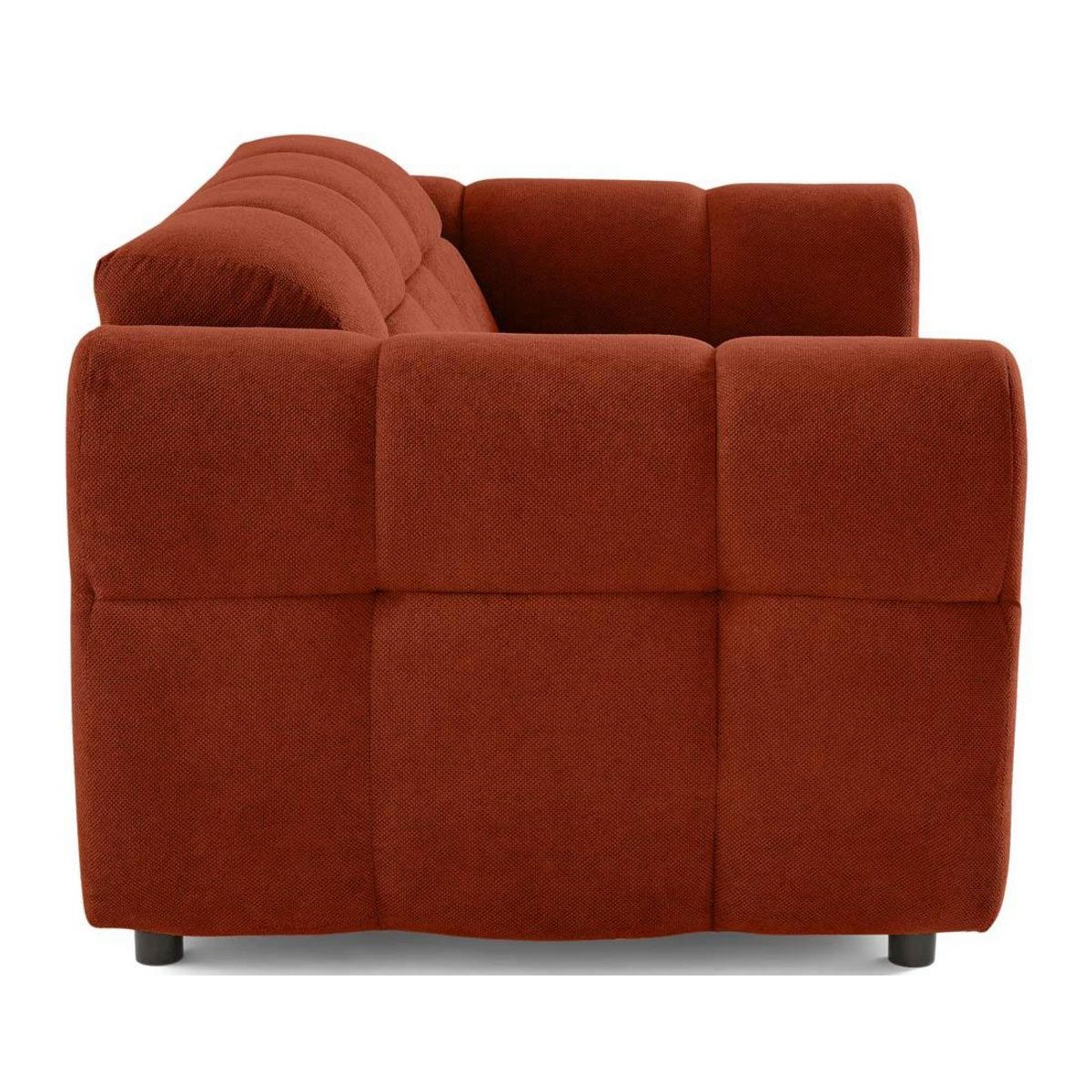 LISA DESIGN Ray - canapé droit 2 places en tissu texturé