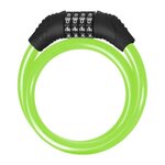 BEEPER Antivol trottinette et vélo - BEEPER - Câble 60 cm - Code 4 chiffres - Vert