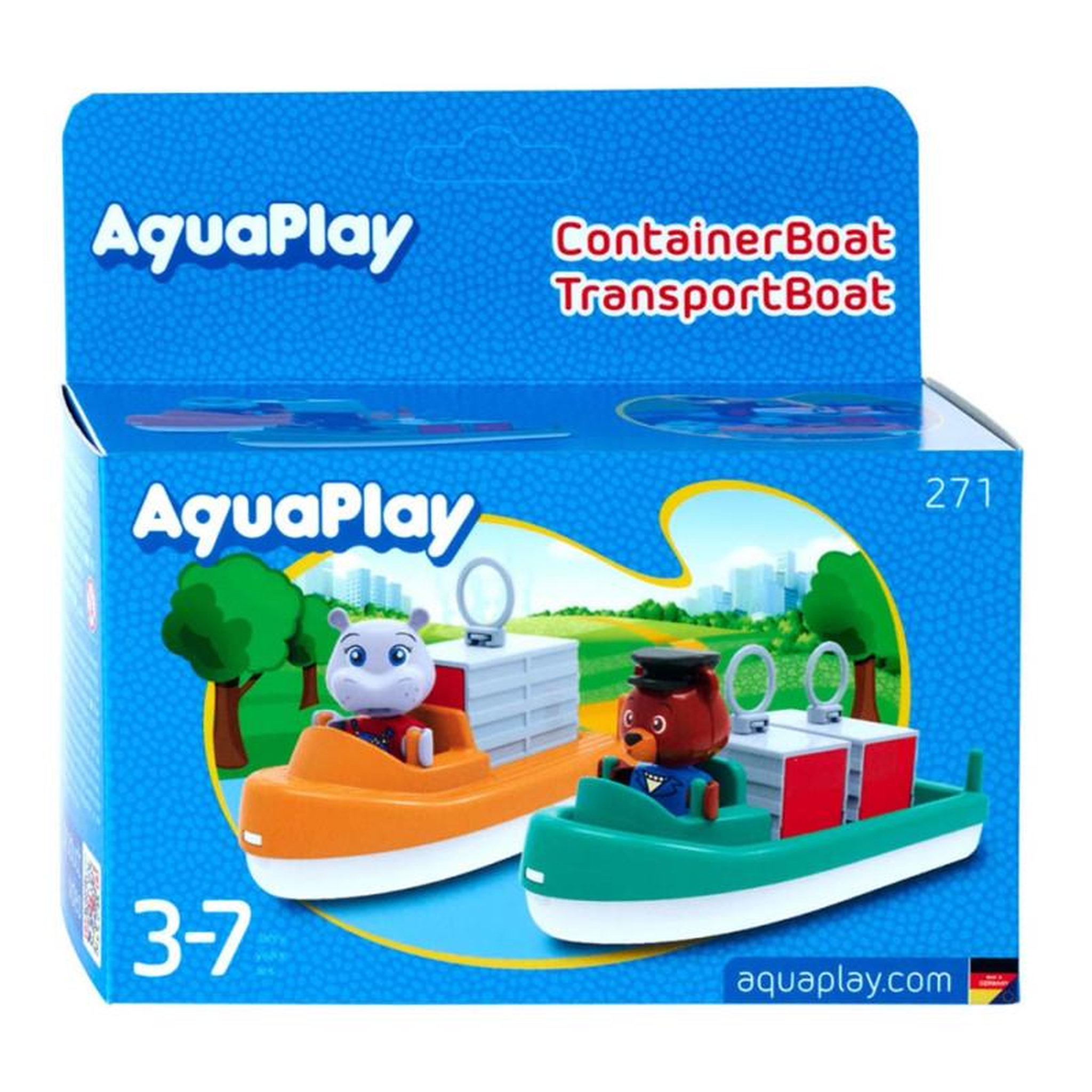 Voir la diapositive 2 : Aquaplay Aquaplay 271 - Cargo boats, 2pcs. 271