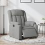 Voir la diapositive 1 : VIDAXL Fauteuil inclinable electrique Gris clair Tissu