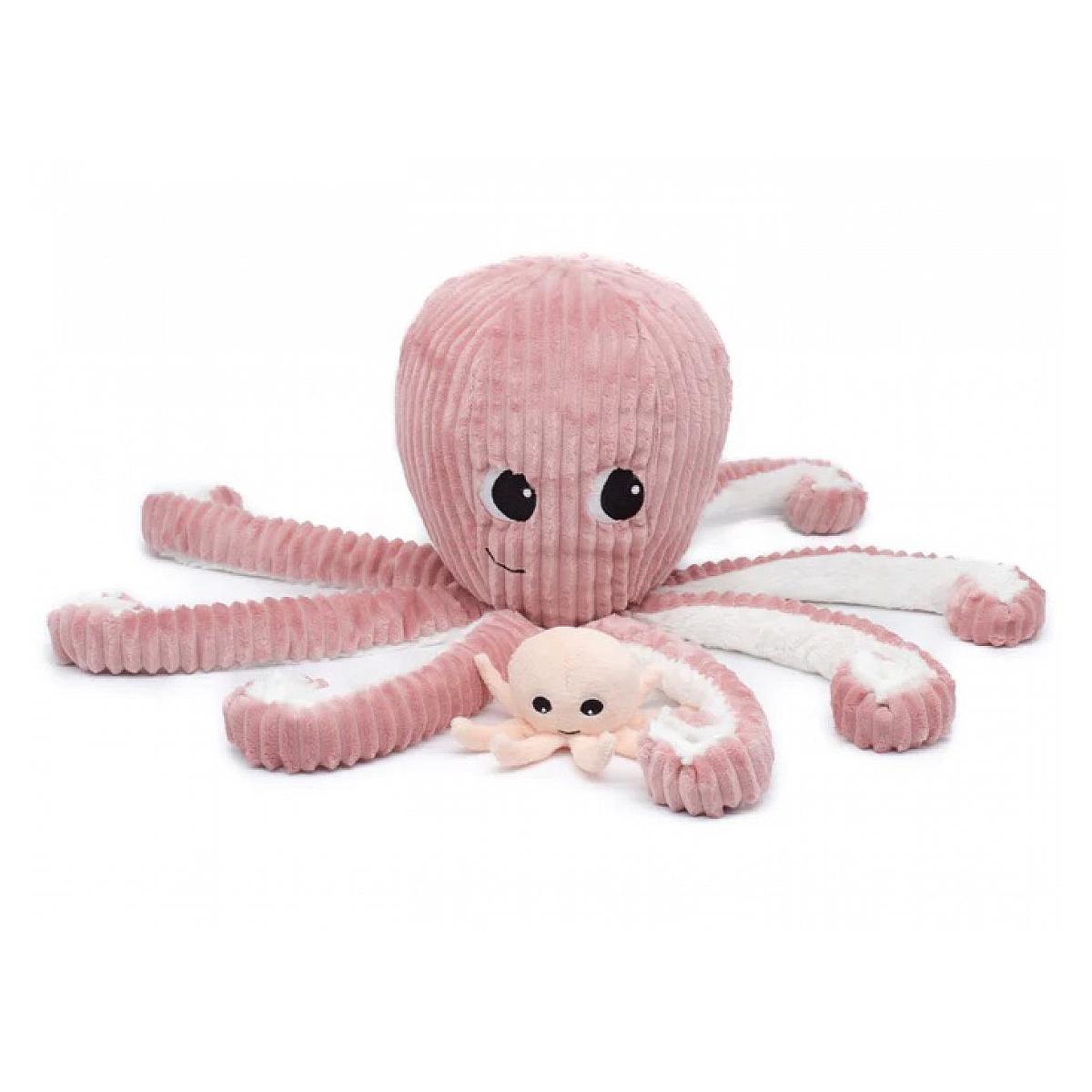 Voir la diapositive 2 : Globe Trotoys ptipotos pieuvre maman et bebe rose