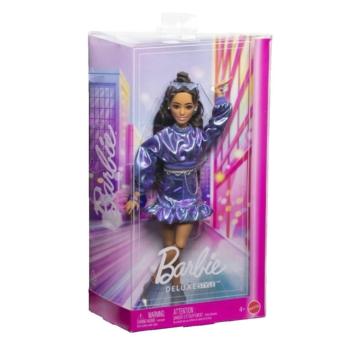 BARBIE Poupée Barbie Bleu Métallisé Deluxe Style N° 7