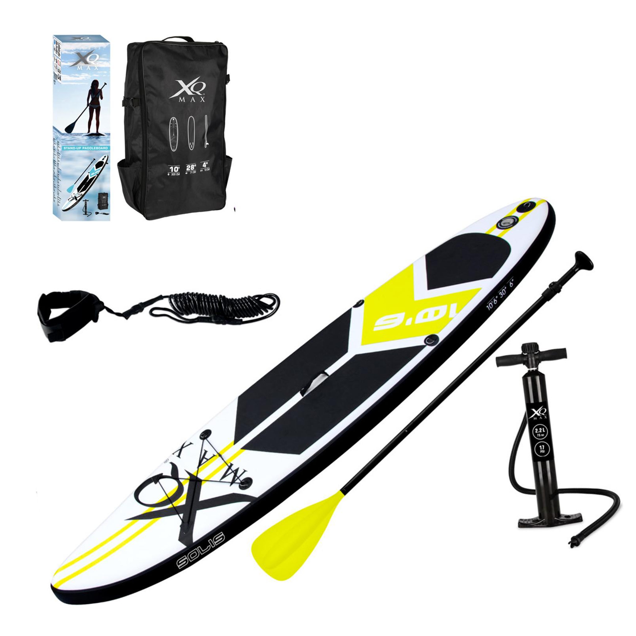 Voir la diapositive 2 : XQMAX Paddle gonflable 320cm équipé
