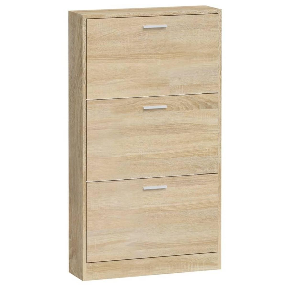 VIDAXL Armoire a chaussures Chene 59x17x108 cm Bois d'ingenierie