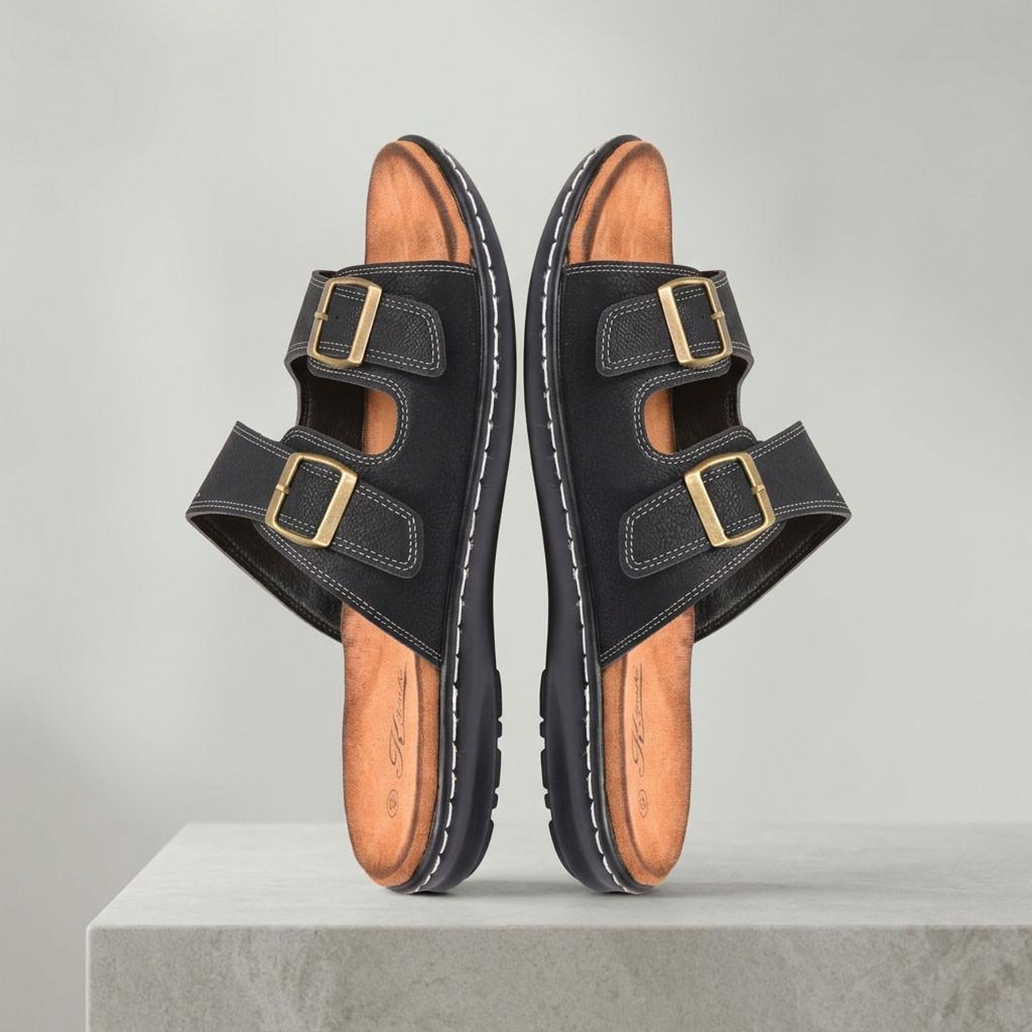 Voir la diapositive 3 : OZABI OZABI Sandales homme boucles réglables confort été