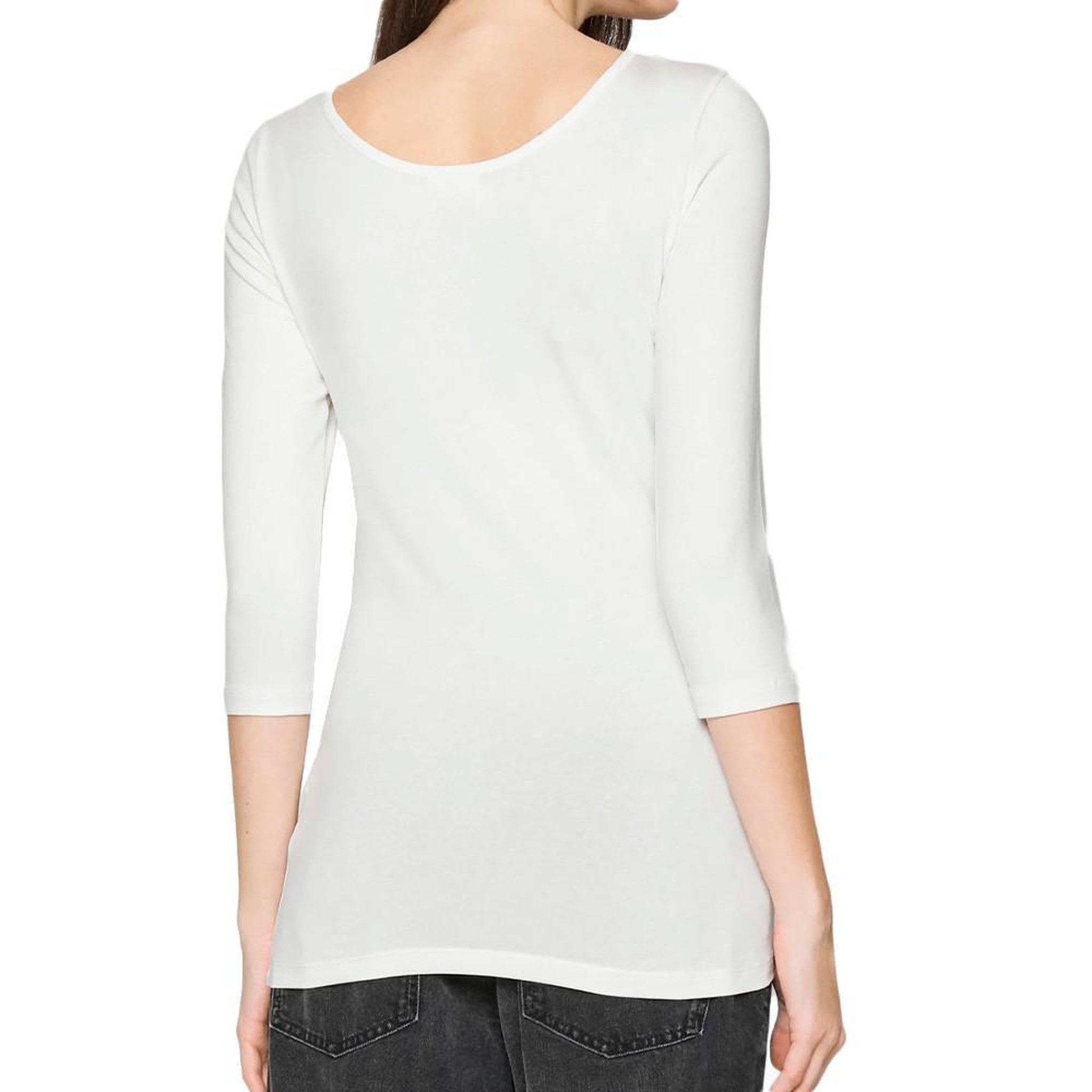 Voir la diapositive 2 : MAMALICIOUS T-Shirt Manches Longues Blanc Mamalicious Lemoni