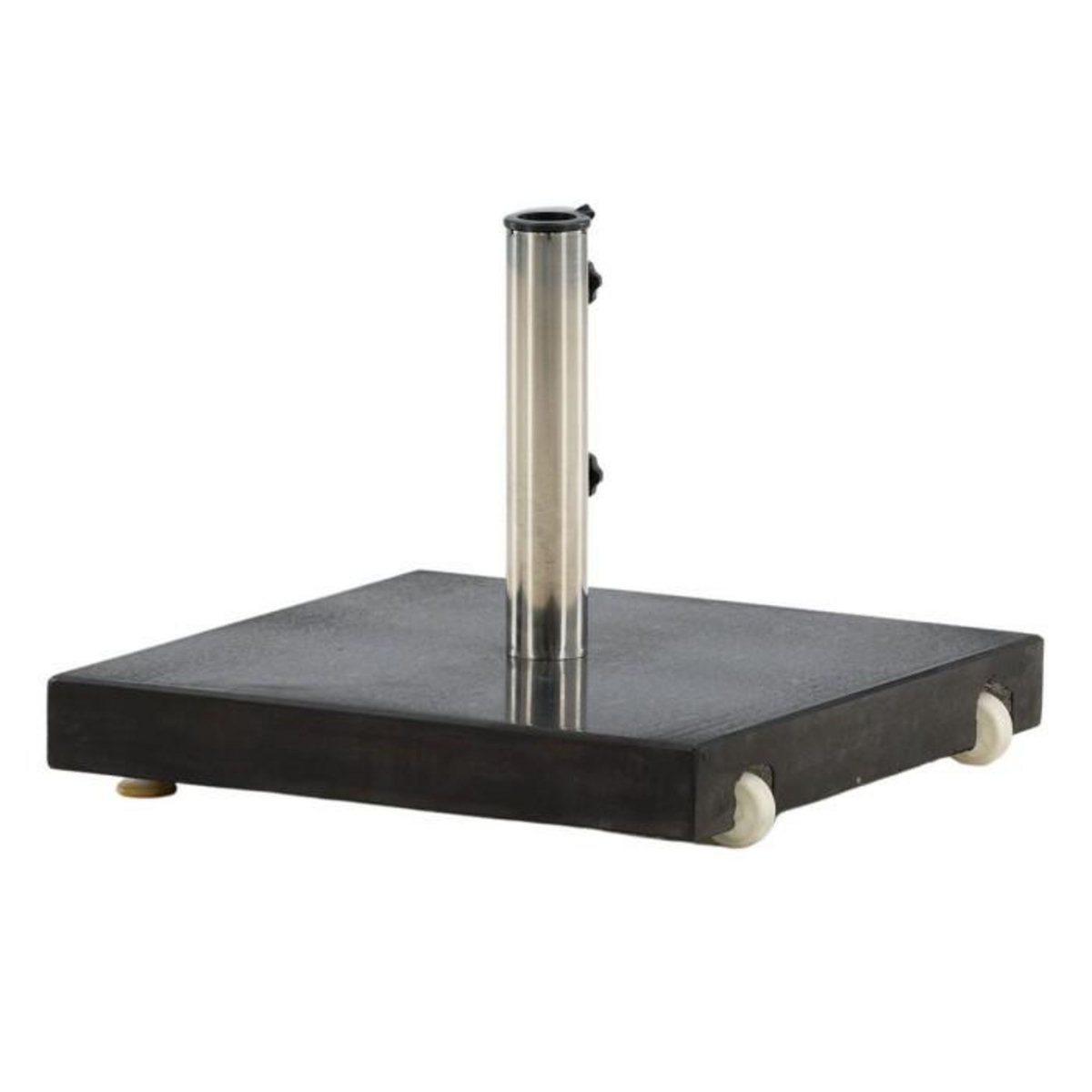 Paris Prix Pied de Parasol Carré en Granite  Stathera  50cm Gris