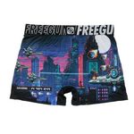 FREEGUN Boxer /Blanc/Bleu à Imprimés Homme Freegun CIT. Coloris disponibles : Noir