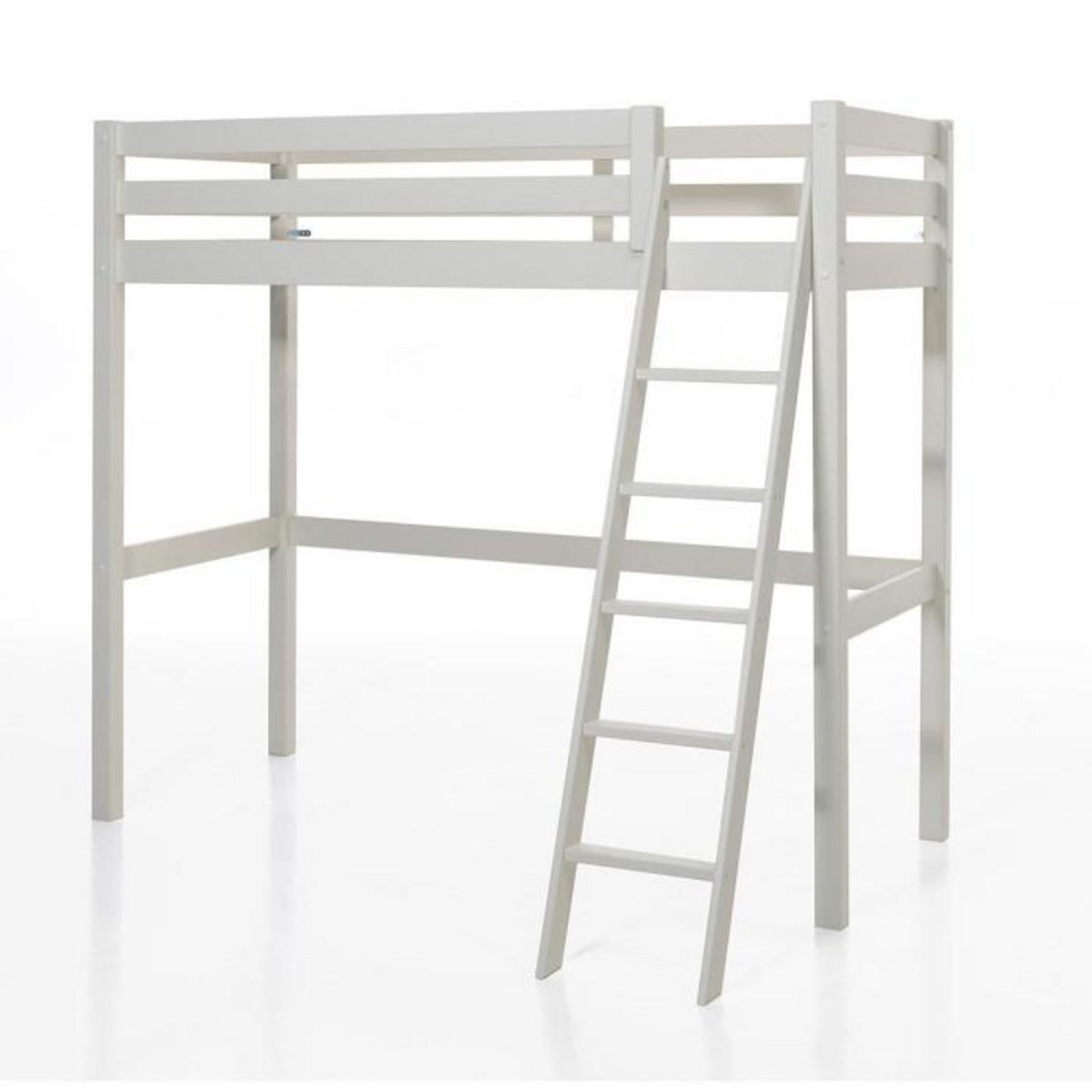 Paris Prix Pack - Lit Mezzanine Enfant, Commode & Fauteuil-Lit  Pino  Blanc