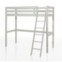 Voir la diapositive 2 : Paris Prix Pack - Lit Mezzanine Enfant, Commode & Fauteuil-Lit  Pino  Blanc
