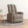Voir la diapositive 1 : VIDAXL Fauteuil inclinable Taupe Tissu