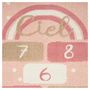 Voir la diapositive 2 : Tapis enfant marelle fille