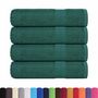 Voir la diapositive 2 : VIDAXL Serviettes de bain 4 pcs vert 100x150 cm 360 g m² 100% coton