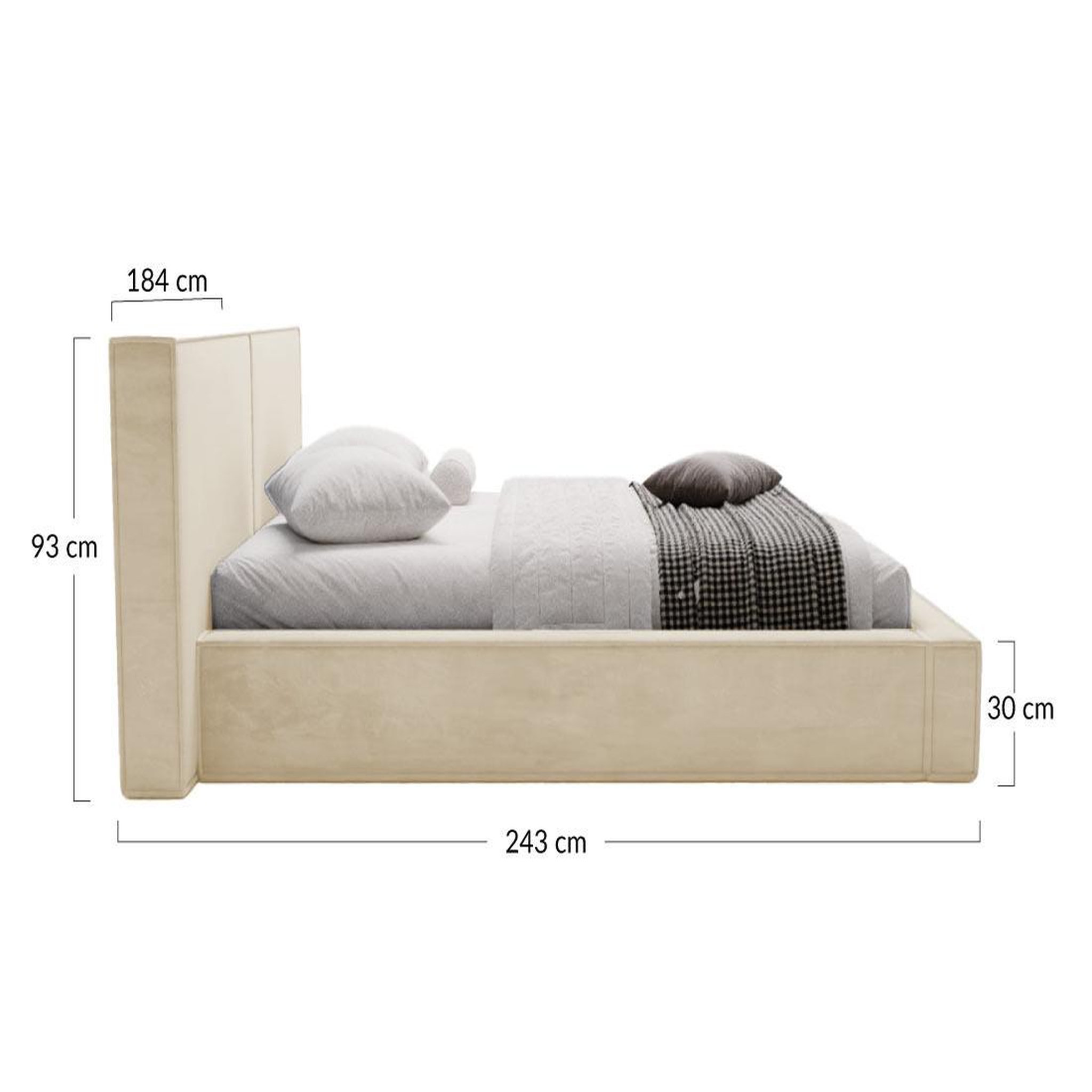 Voir la diapositive 5 : BEST MOBILIER Eros - lit coffre - 140x200 cm - sommier inclus - en velours