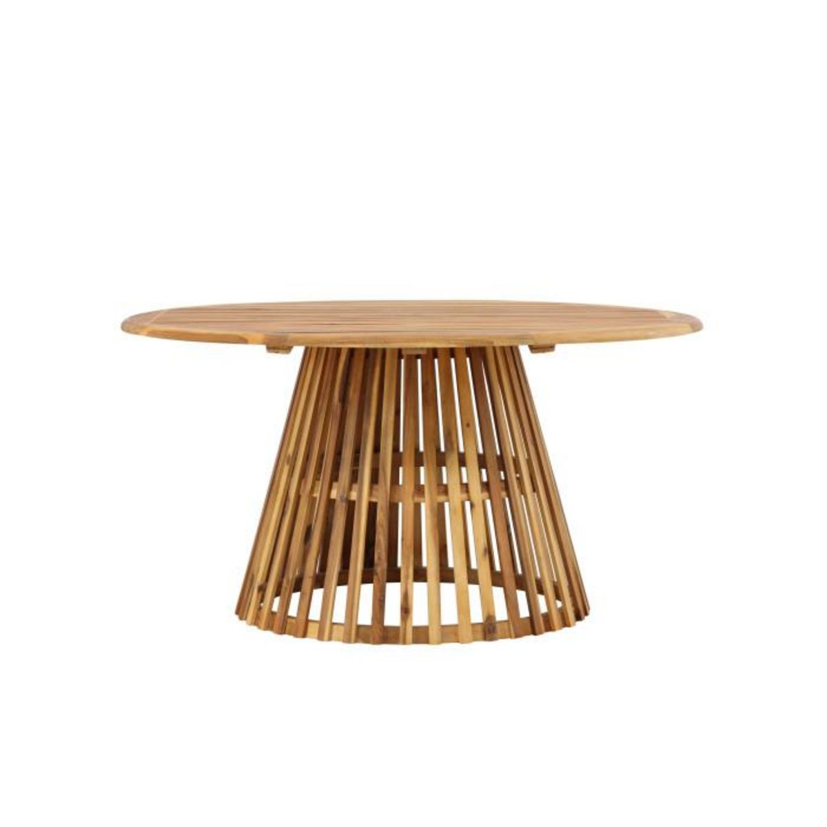 Paris Prix Table de Jardin Ronde en Bois  Tucuman  150cm Naturel