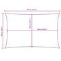 Voir la diapositive 6 : VIDAXL Voile de parasol Tissu Oxford rectangulaire 5x7 m Blanc
