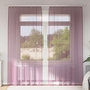 Voir la diapositive 1 : VIDAXL Rideaux en voile avec boucles 2 pcs violet 140x225 cm