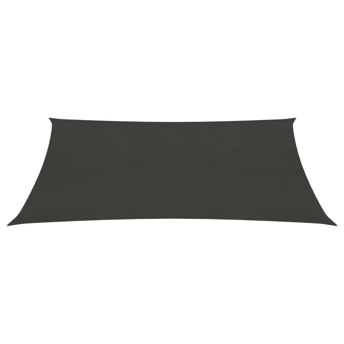 VIDAXL Voile d'ombrage 160 g/m^2 Anthracite 2,5x3,5 m PEHD