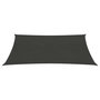 Voir la diapositive 3 : VIDAXL Voile d'ombrage 160 g/m^2 Anthracite 2,5x3,5 m PEHD