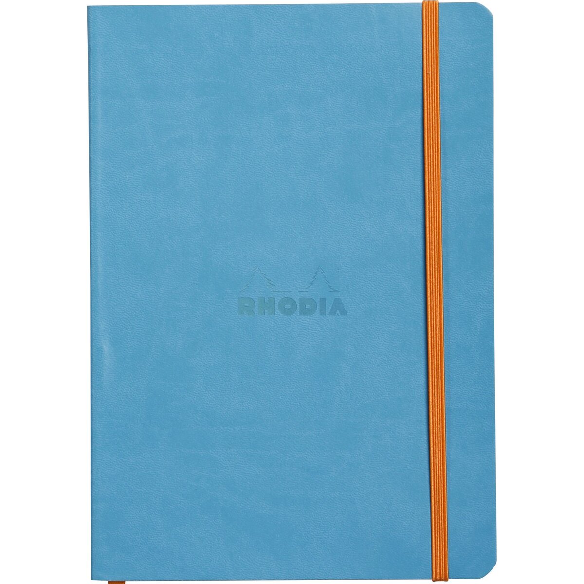 CLAIREFONTAINE Carnet soft cover à élastique 14.8x21cm 160 pages-turquoise