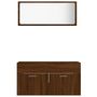 Voir la diapositive 5 : VIDAXL Ensemble de meubles de salle de bain 2 pcs Chene marron