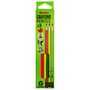 Voir la diapositive 2 : AUCHAN Lot de 3 crayons graphite HB NEON