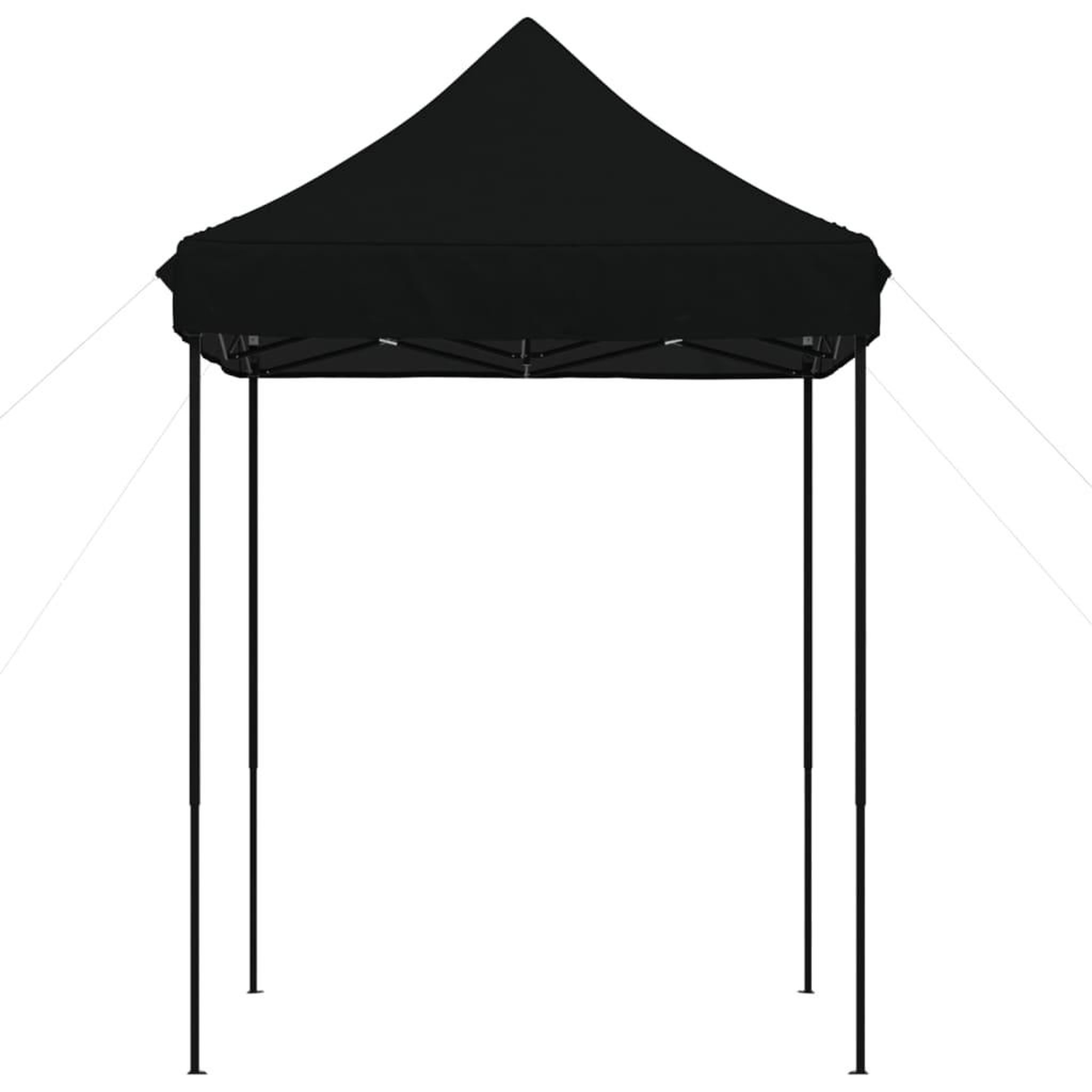 Voir la diapositive 3 : VIDAXL Tente de reception pliable escamotable noir 200x200x306 cm