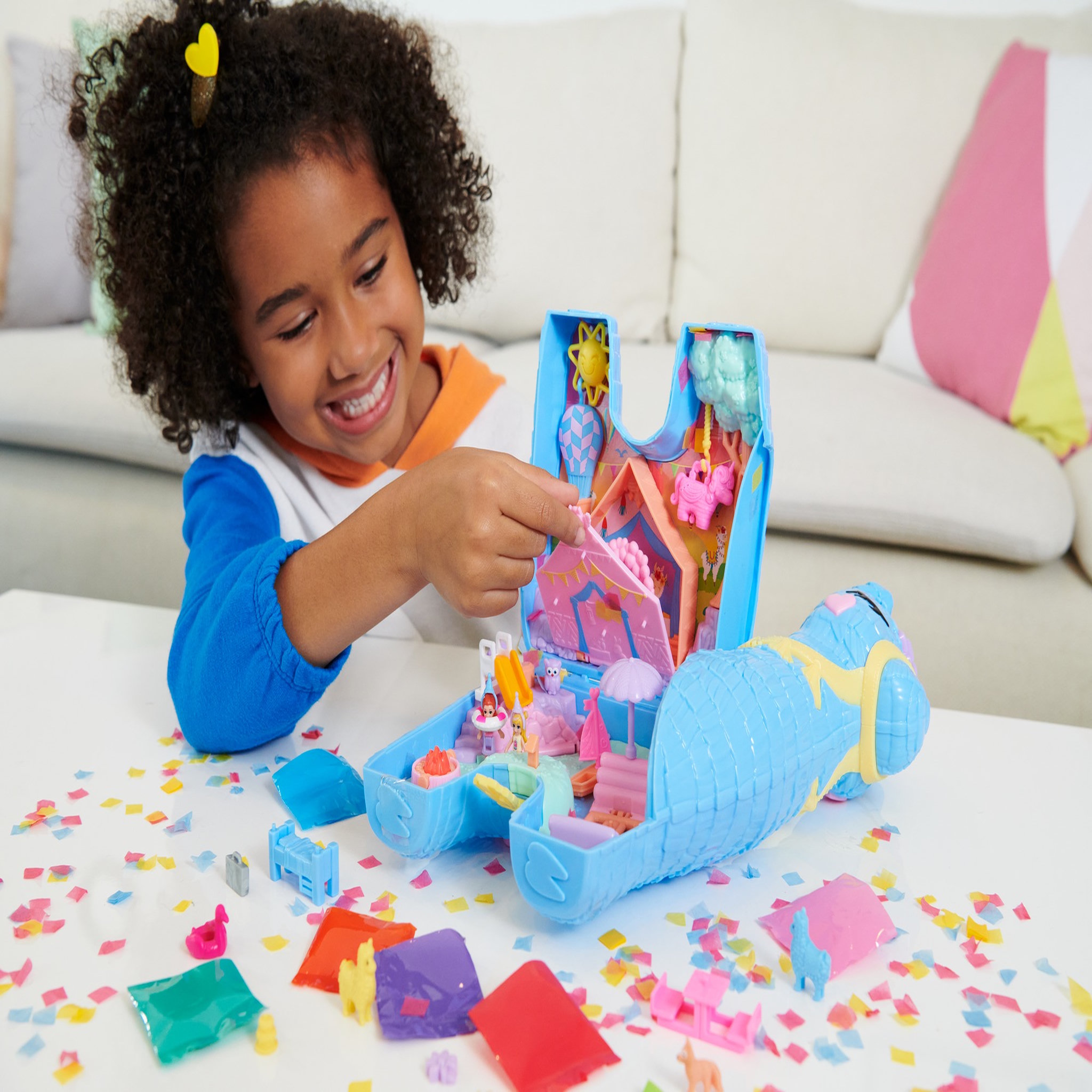 Voir la diapositive 3 : POLLY POCKET Mini poupée Polly Pocket - Lama Surprises