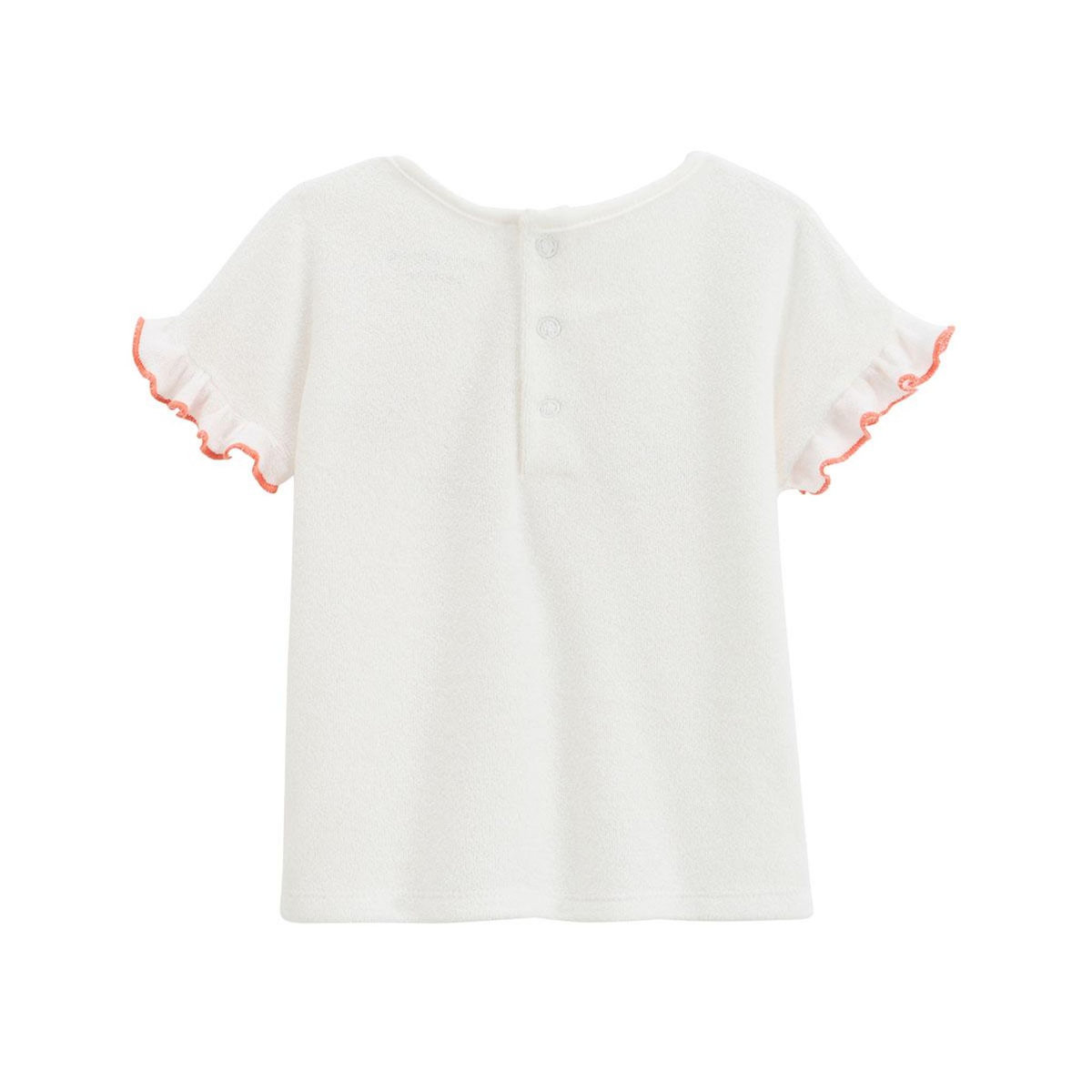 Petit Béguin Ensemble enfant t-shirt et short en éponge Saona