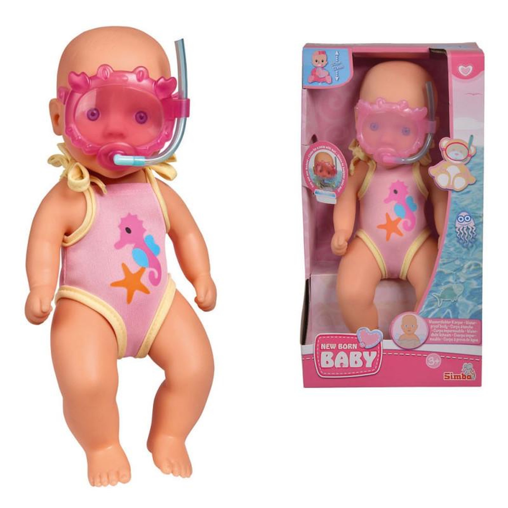 Voir la diapositive 3 : NEW BORN BABY New Born Baby Bath Doll
