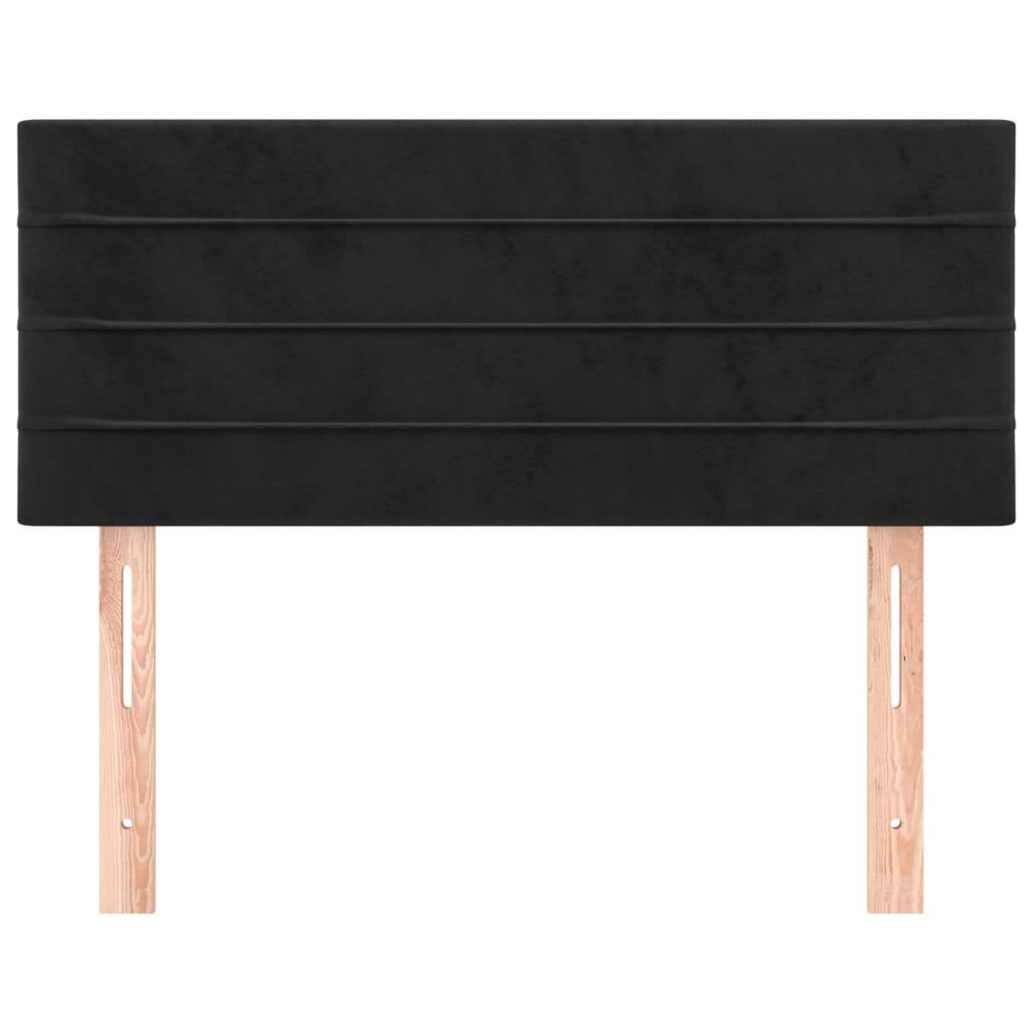 Voir la diapositive 3 : VIDAXL Tete de lit Noir 90x5x78/88 cm Velours