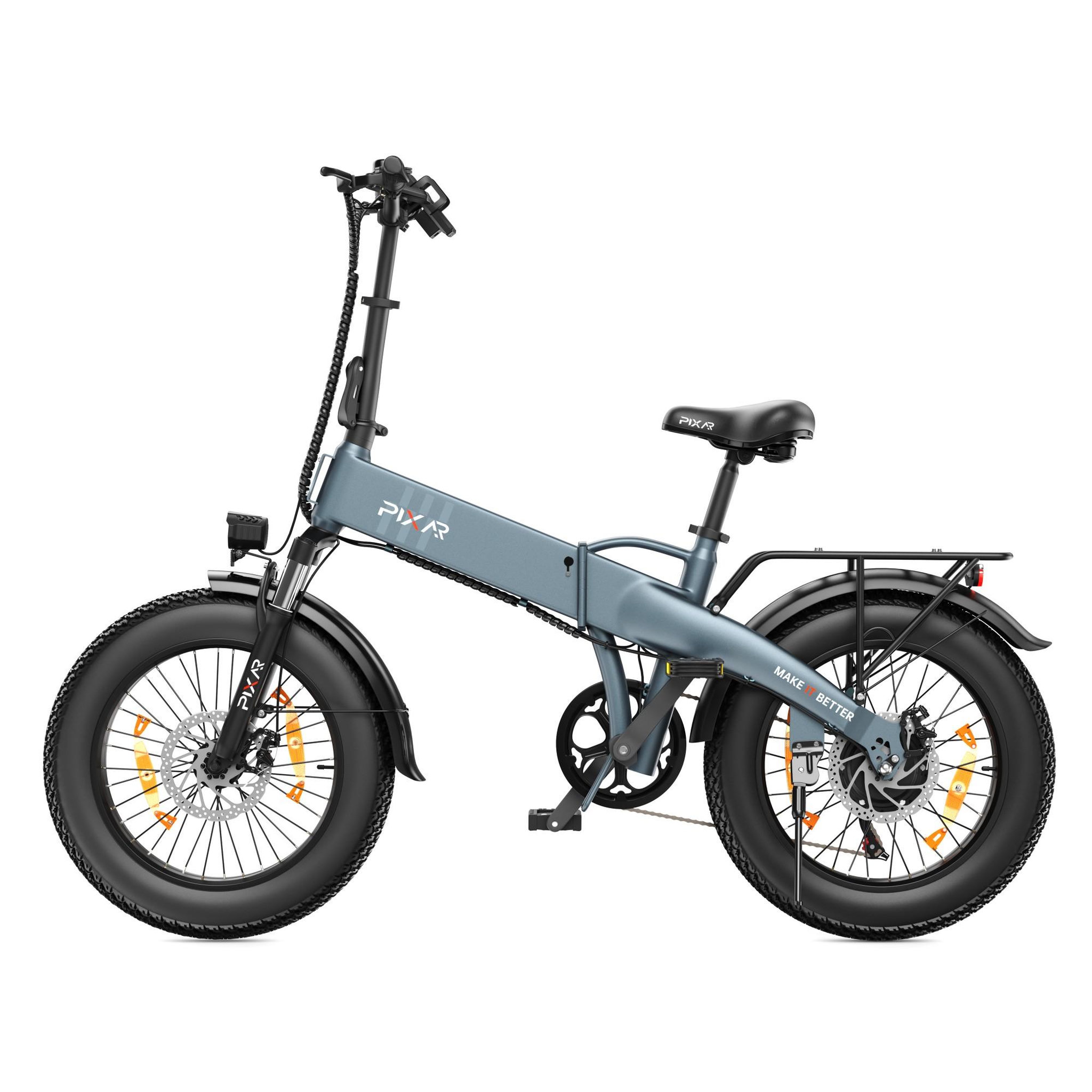 PIXAR Vélo électrique pliant pixar f2. Coloris disponibles : Noir, Gris, Vert