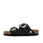 Birkenstock Sandales Noires Femme Birkenstock Arizona Big Buckle. Coloris disponibles : Noir
