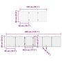 Voir la diapositive 6 : VIDAXL Barriere pour chien porte pliable 9 panneaux bois de peuplier