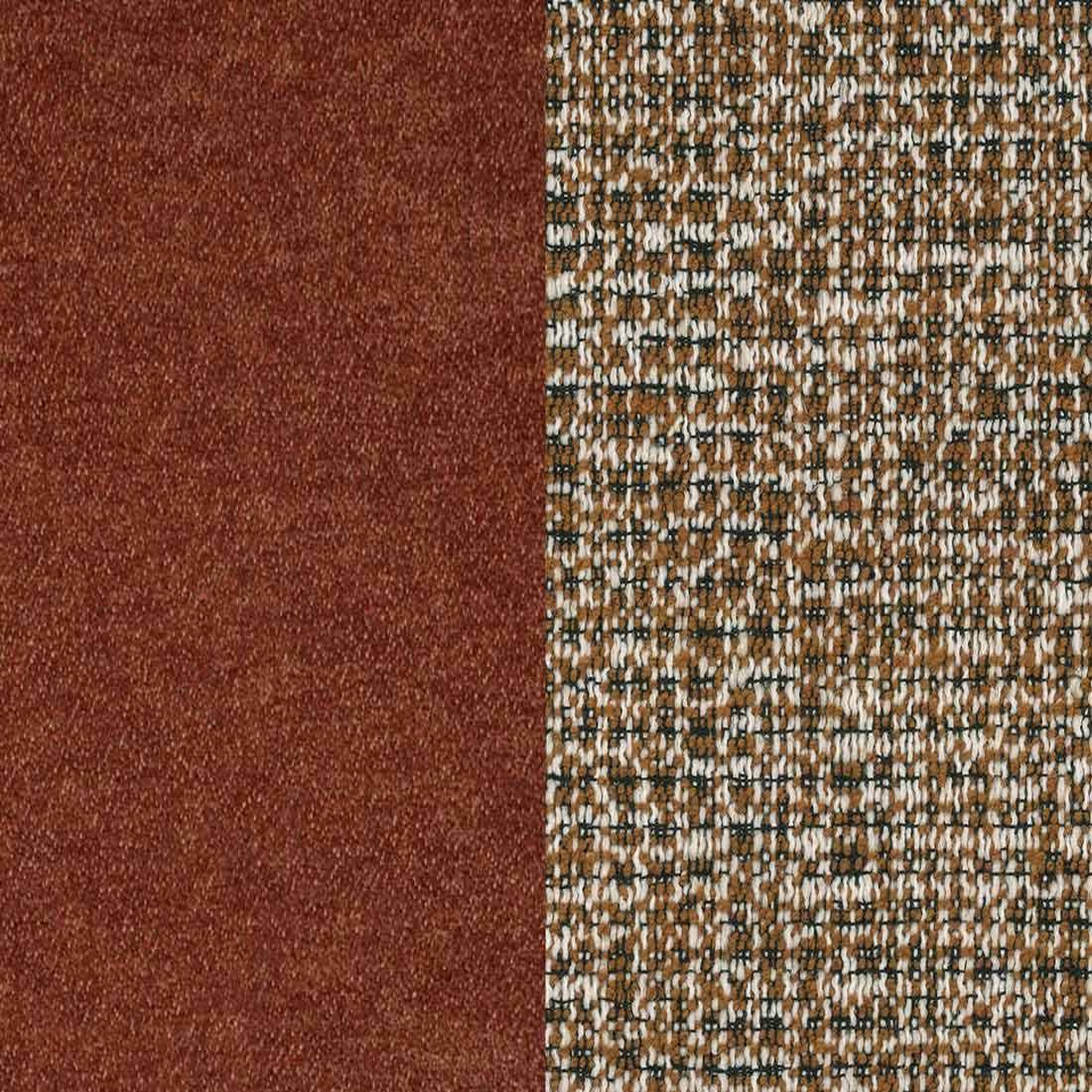 Voir la diapositive 3 : BEST MOBILIER Wilson - pouf avec rangement en tissu et tissu texturé